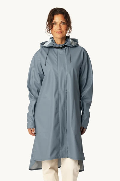 Raincoat Grey Blue