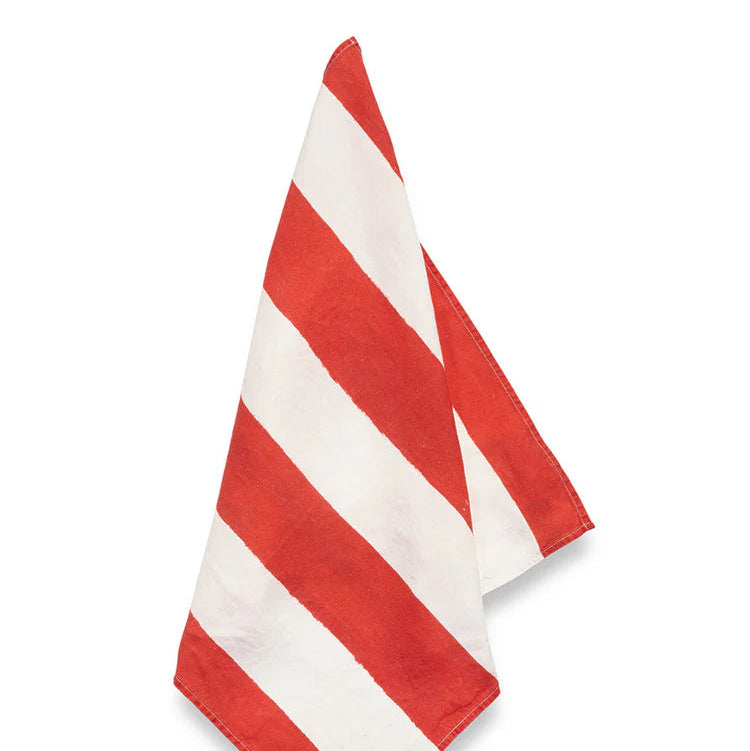 Napkin Stripe Red/White