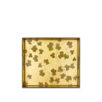 Tray Gold Leaf Ivy Rectangular Lacquered Tray - 16"x9"