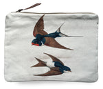 Zipper pouch - Swallows