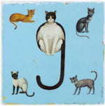 Plaque porcelain Number 9