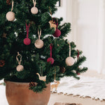 Orn Bauble Red + Wht