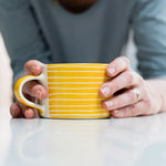 Mug Sgrafitto Stripe - Turmeric