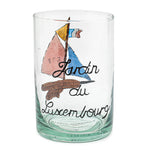 Glass Hand Painted - Sailboat