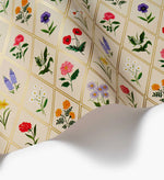 Wrapping Paper Garden Study Continuous Roll