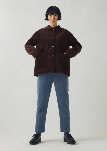 Jacket Patch Pocket Corduroy Java