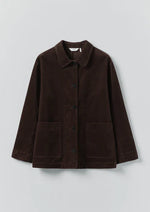 Jacket Patch Pocket Corduroy Java