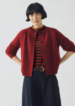 Cardigan Eden Wool Cashmere Red Sorrell