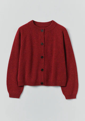 Cardigan Eden Wool Cashmere Red Sorrell