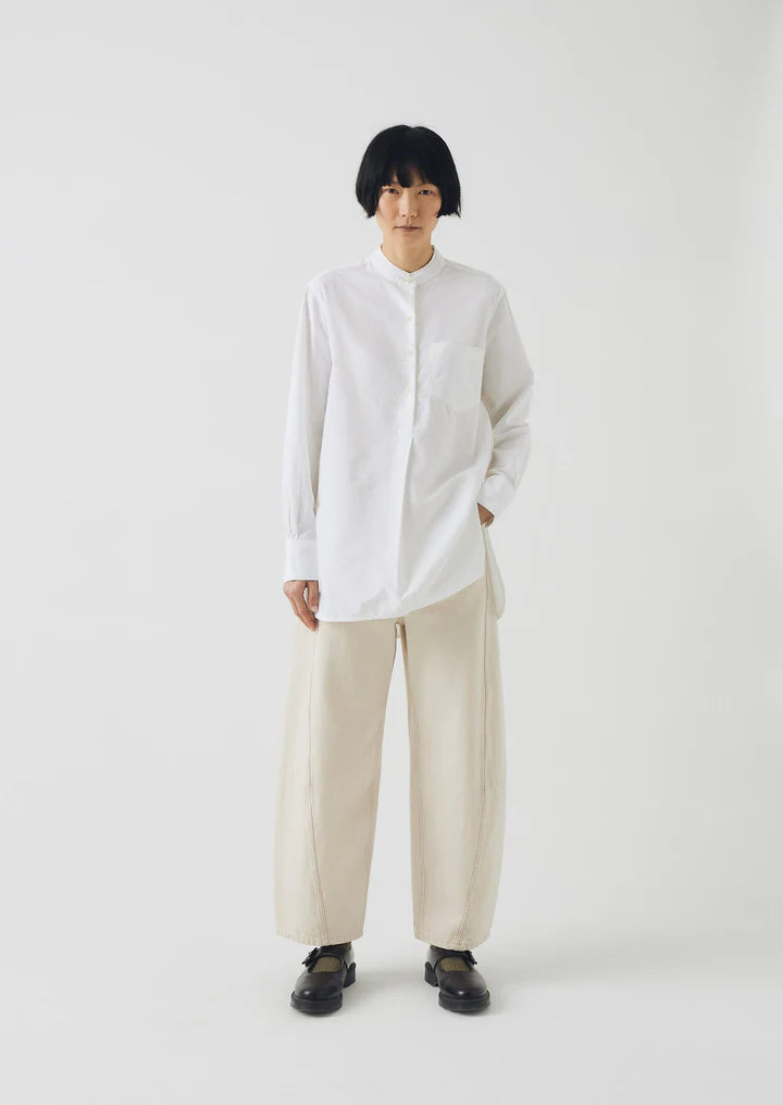 Shirt Taro White Cotton Oxford