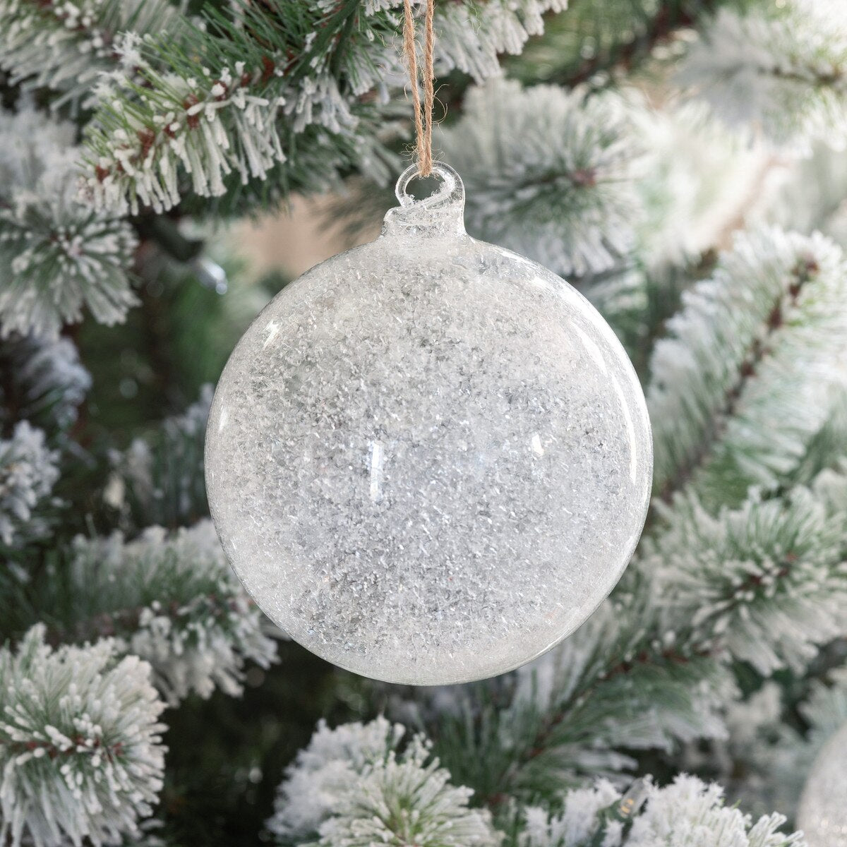 Frosted Glass Ornament Large