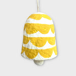 Orn Yellow and White Bell