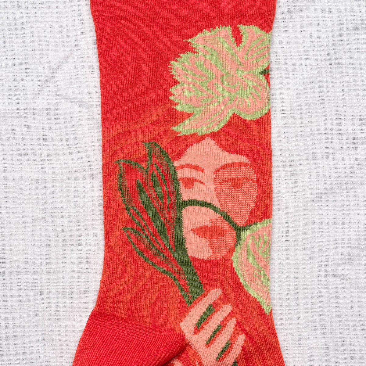 Socks Visages Red
