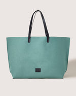 Hana Merino Wool Boat Bag - Spruce Black