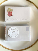 Popcorn Calling Cards