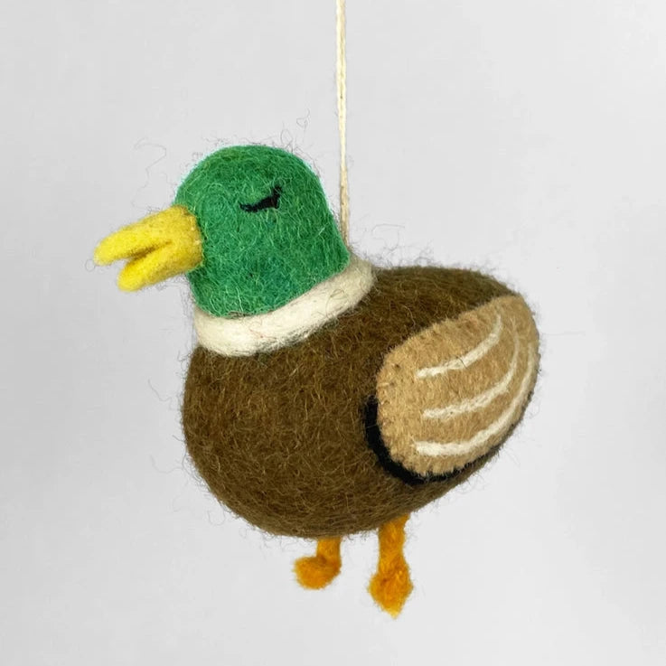 'duck' Hanging Felt Ornament