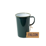 Falcon Enamel 2 Pint Jug with classic design, durable enamel, and compact size, perfect for small servings. Shampire Green