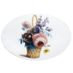 Platter Oval Bouquet