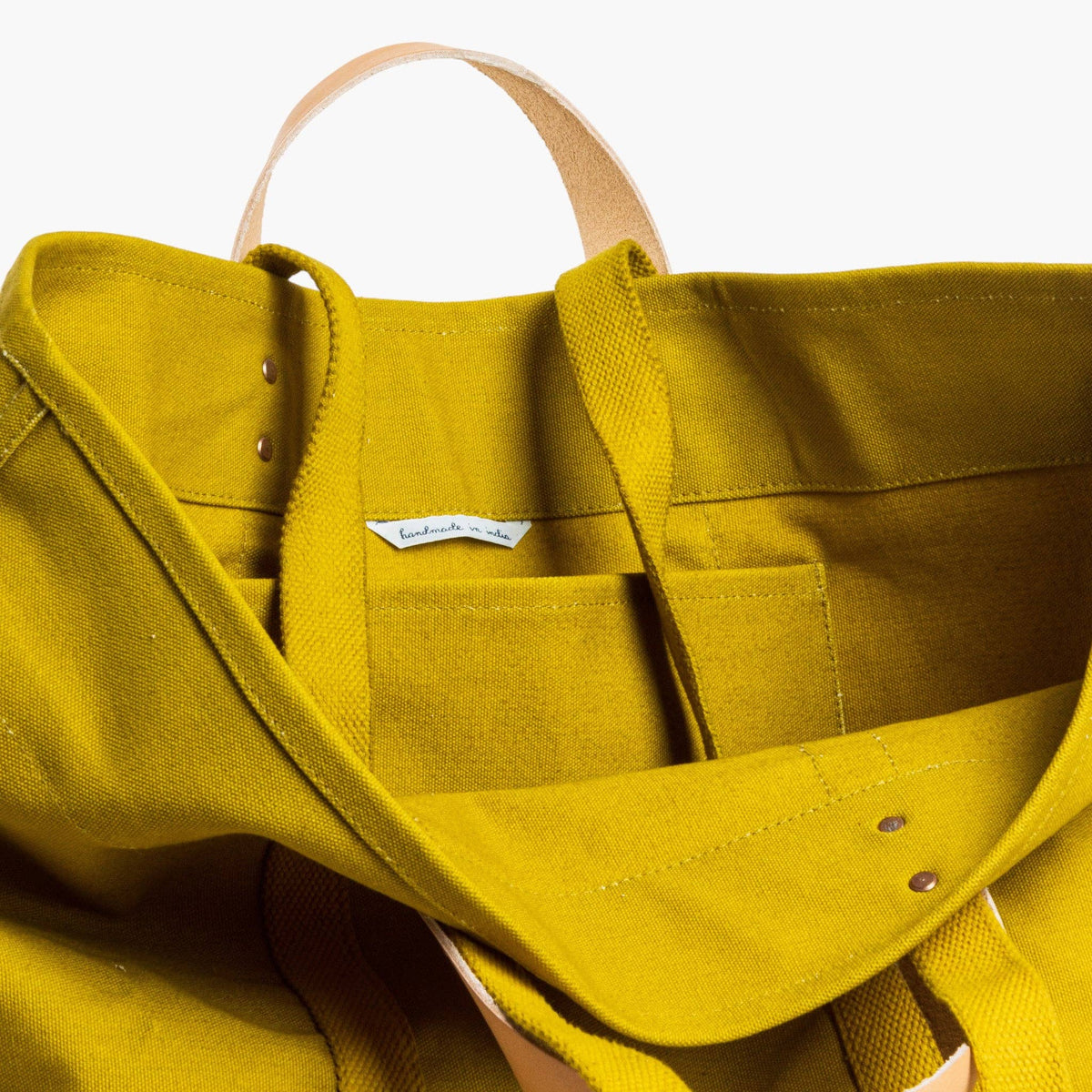 Bag Large East West Tote | Chartreuse