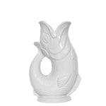 White Gluggle Jug