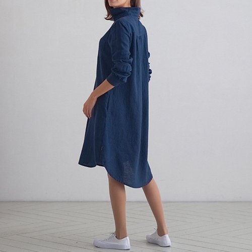 Camilla Linen Shirt Dress