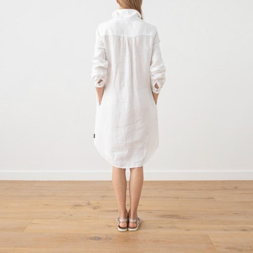 Camilla Linen Shirt Dress