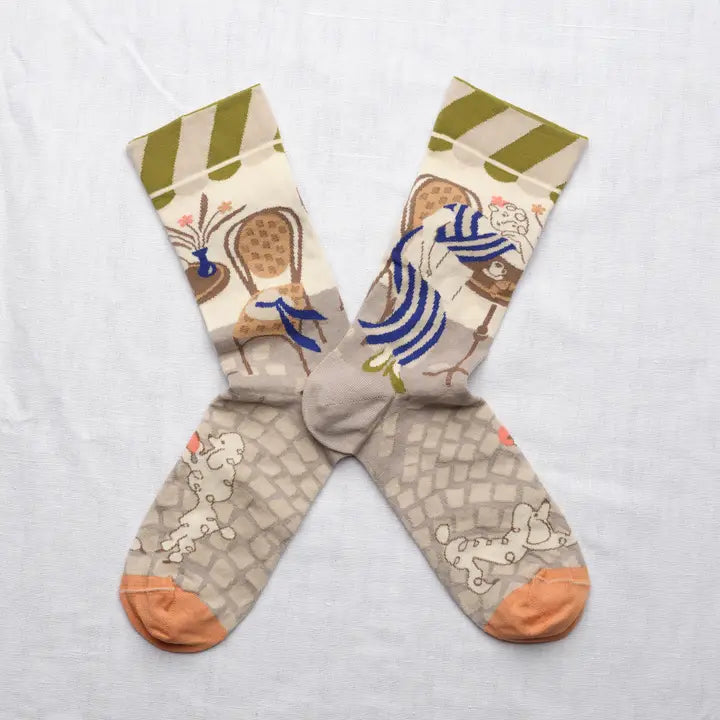 Socks set Book Paris Au Cafe