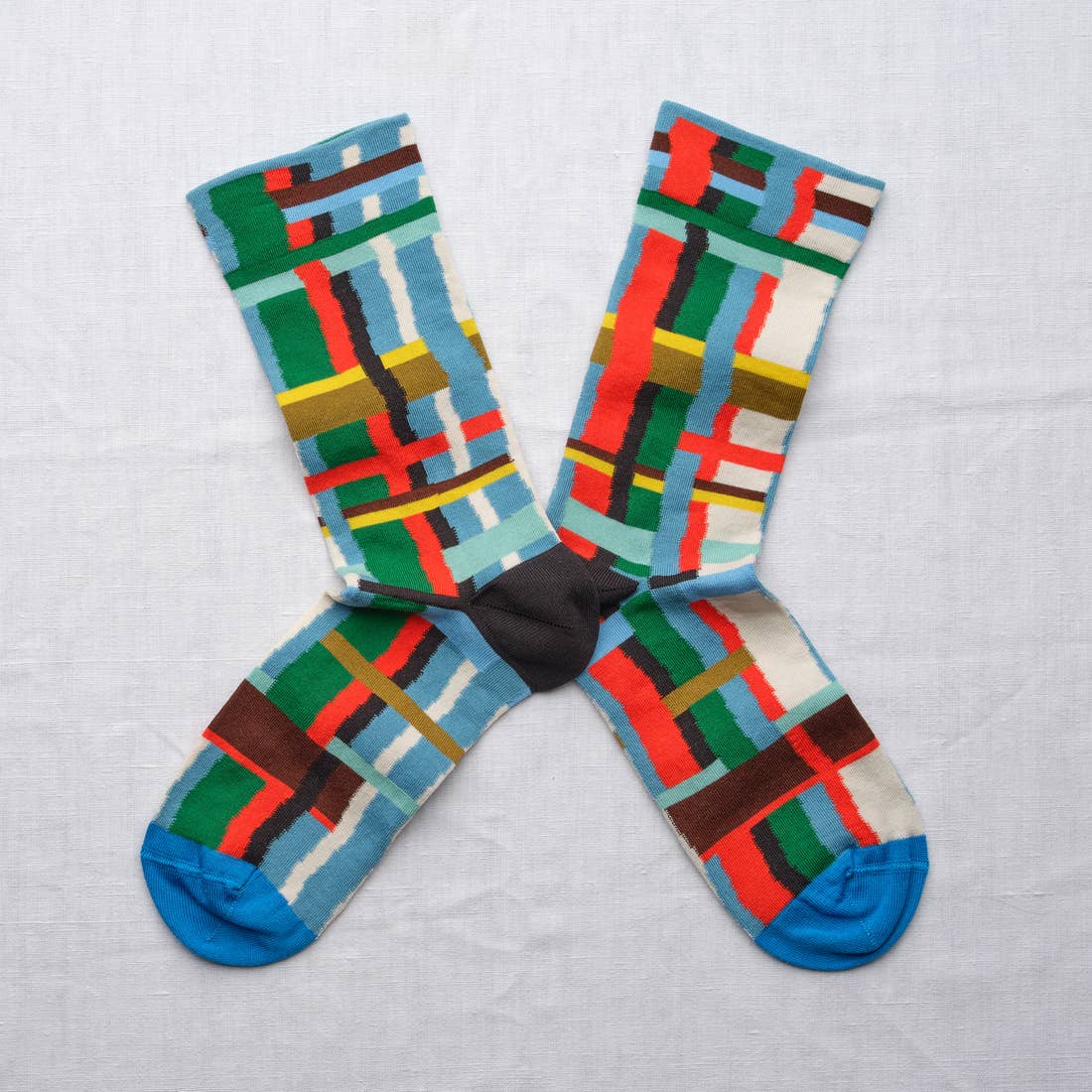 Socks Carreaux Blue Princier