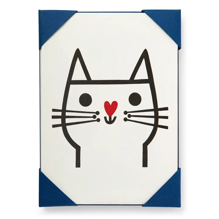 Card Notelet Cat 5 pack