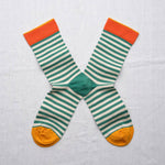 Socks Stripes Teal