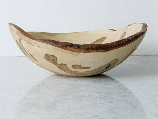 15" AMBROSIA MAPLE OVAL BOWL