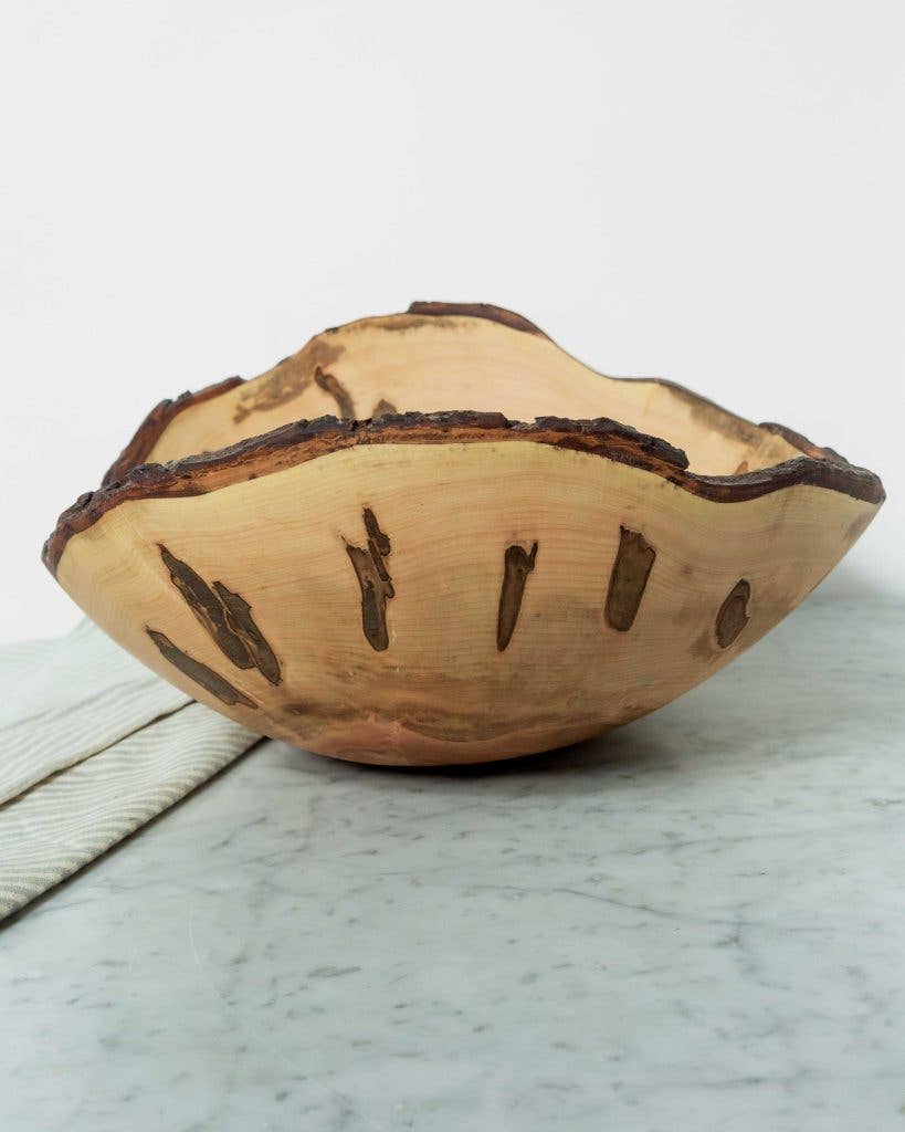 15" AMBROSIA MAPLE OVAL BOWL