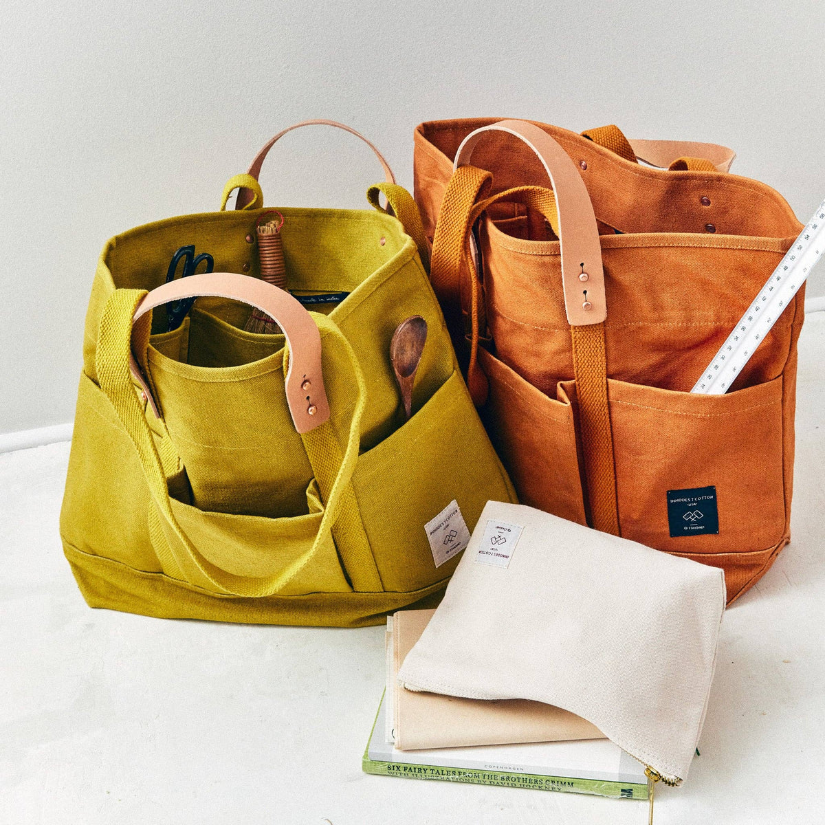 Bag Construction Tote | Chartreuse