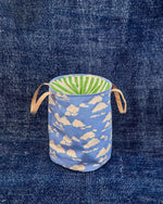 Cloud Canvas Laundry Hamper