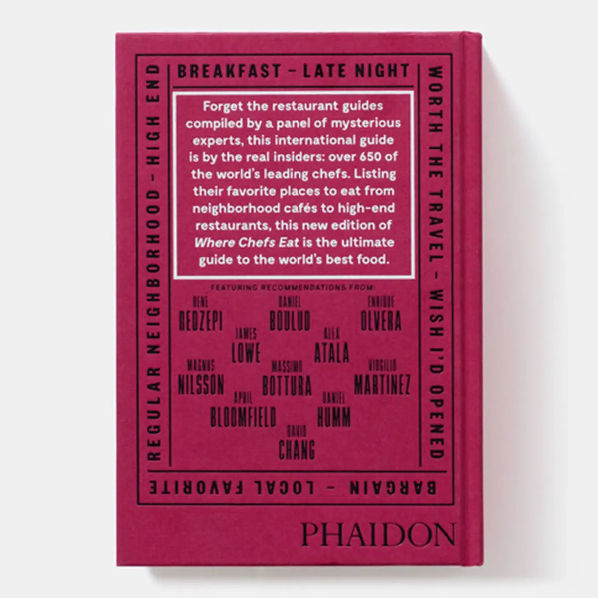 Book Where Chefs Eat: A Guide To Chefs' Favorite Restaurants
