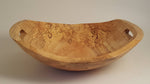 15" SPALTED HARVEST BOWL W/ HANDLES