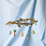 Easter Egg w/Carrots - set of 3