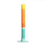 Greeting Candle: For Every Occasion. Blue to orange ombre 