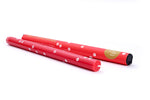 Geometric Candle: Red Xmas Countdown candle. Burn everyday for 25 days