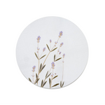 Placemat Herbarium round, cork-backed - Lavender