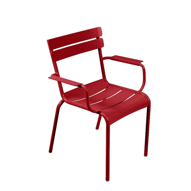 Luxembourg Arm Chair: Poppy