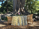 Tablecloth 'L'Orangerie' Linen Round - 102"