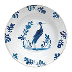 Soup Plate Lambeth Standing Heron