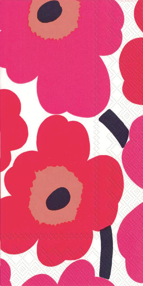 Napkins Unikko Guest Red