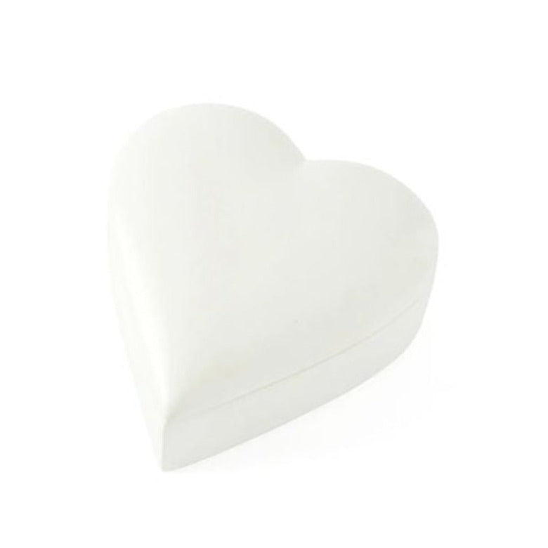 Soapstone Heart Box White