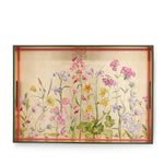 Tray Lacquered Rect Our June Gold Leaf 20"x16"2"