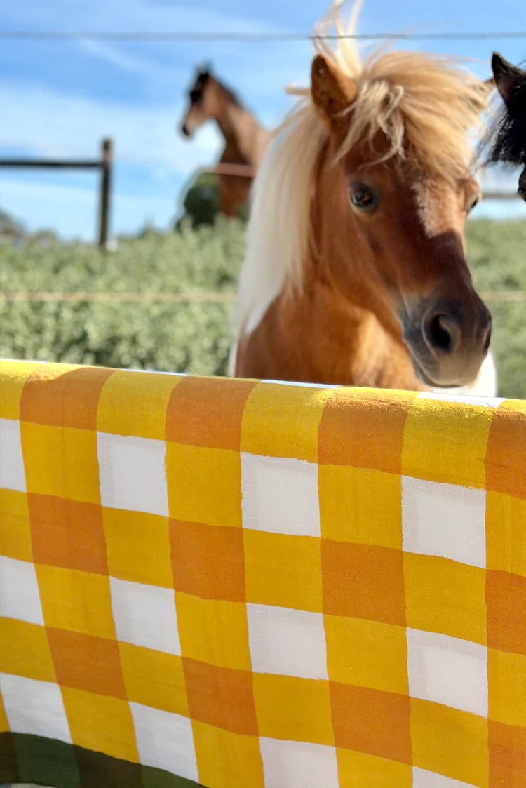 ‘Gingham’ Linen Napkin