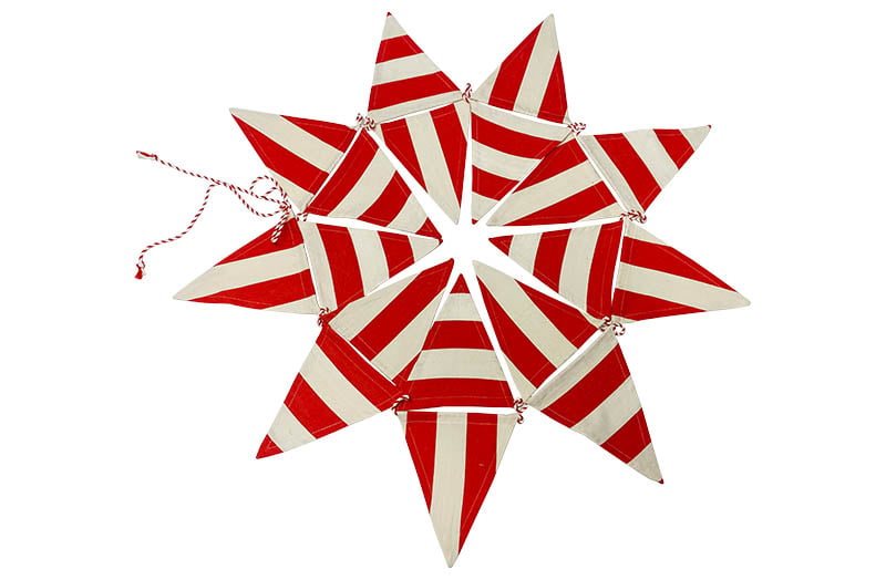Bunting - Striped Cotton