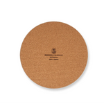 Placemat Dahlia 'Nuit d’Ete' round - cork backed 13.5"