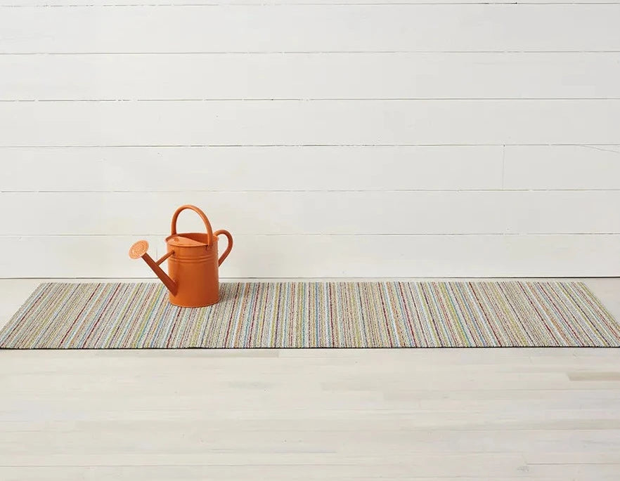 Skinny Stripe Shag Mat (24"x72")